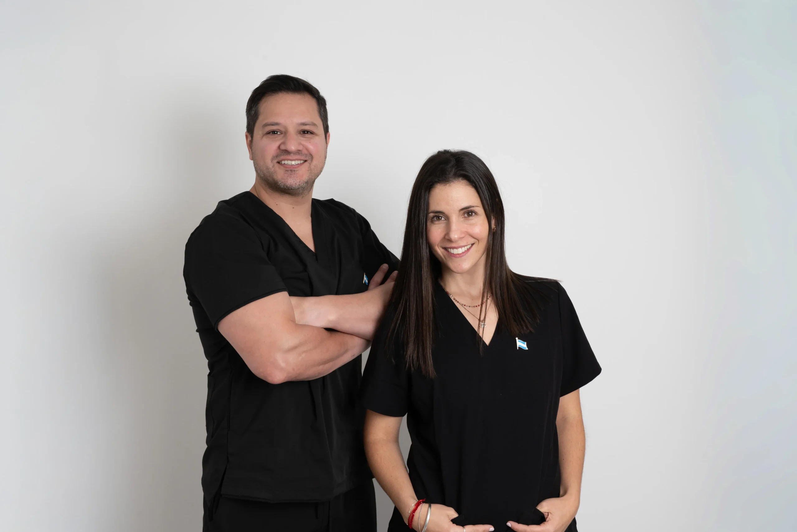 Illyan y Luisina en DiBian Odontología en Belgrano, CABA